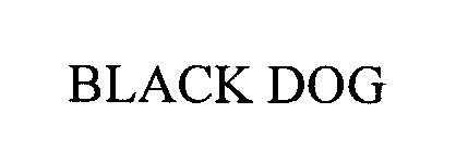  BLACK DOG