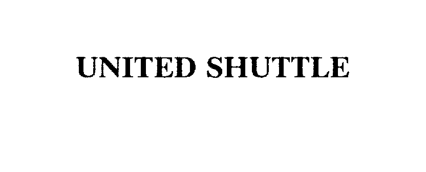 Trademark Logo UNITED SHUTTLE