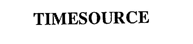 Trademark Logo TIMESOURCE