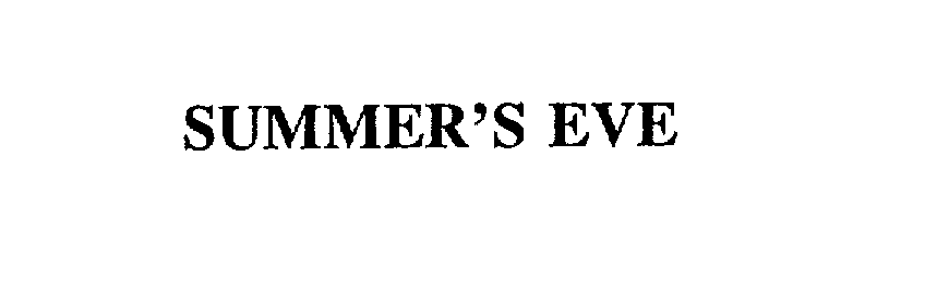 Trademark Logo SUMMER'S EVE