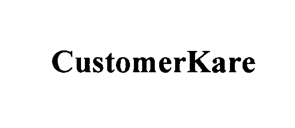  CUSTOMERKARE