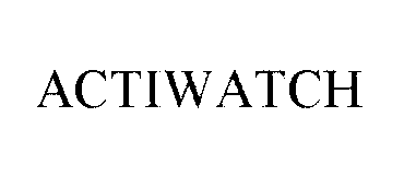 Trademark Logo ACTIWATCH