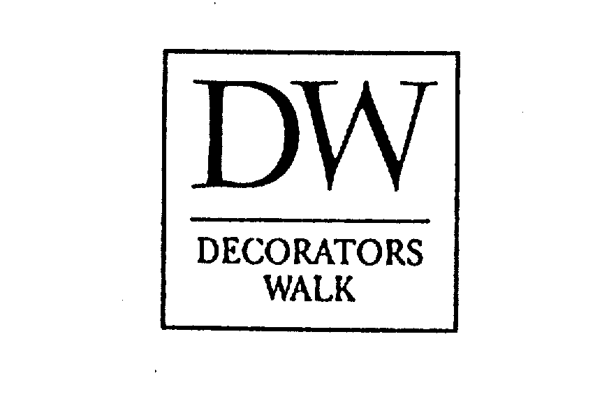 Trademark Logo DW DECORATORS WALK