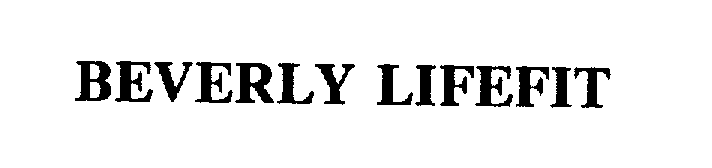 Trademark Logo BEVERLY LIFEFIT