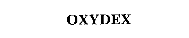 Trademark Logo OXYDEX