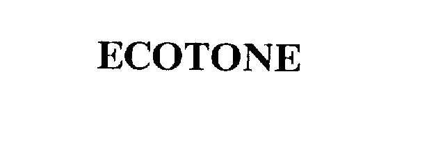 Trademark Logo ECOTONE