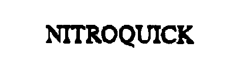 Trademark Logo NITROQUICK