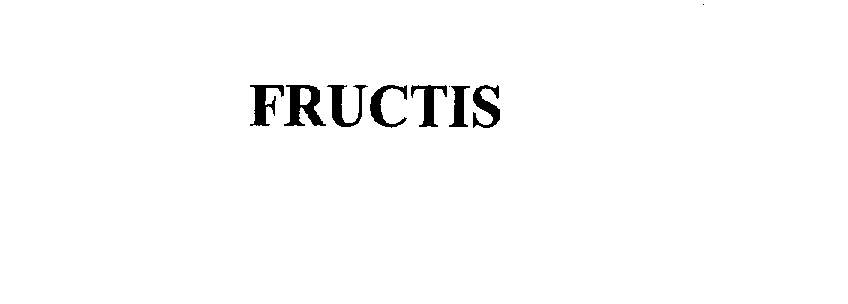 Trademark Logo FRUCTIS