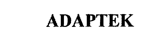 Trademark Logo ADAPTEK