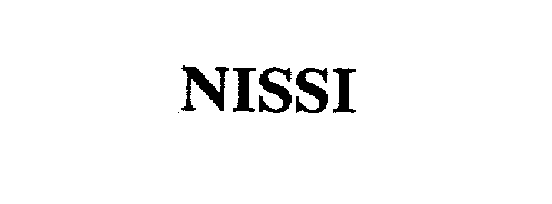 Trademark Logo NISSI