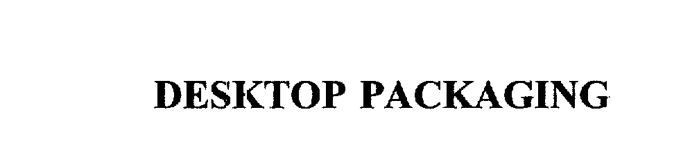 Trademark Logo DESKTOP PACKAGING