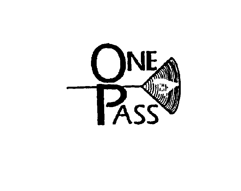 Trademark Logo ONE PASS