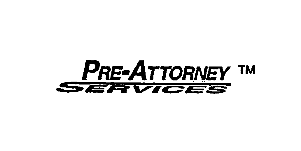 Trademark Logo PRE-ATTORNEY SERVICES