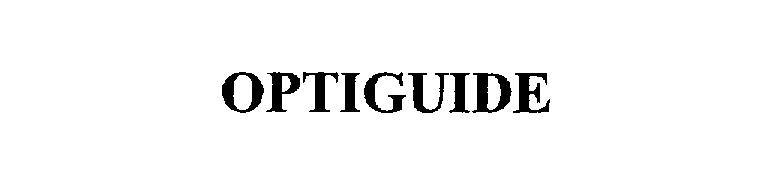 Trademark Logo OPTIGUIDE
