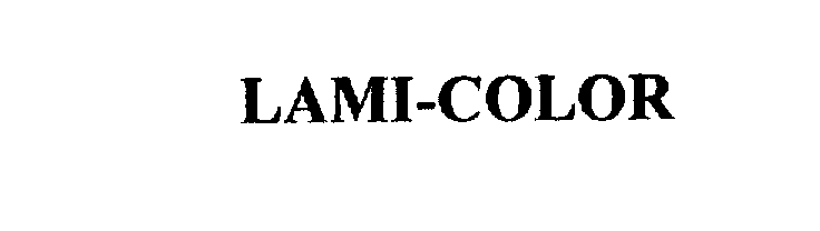 Trademark Logo LAMI-COLOR