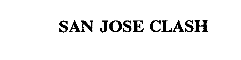 Trademark Logo SAN JOSE CLASH