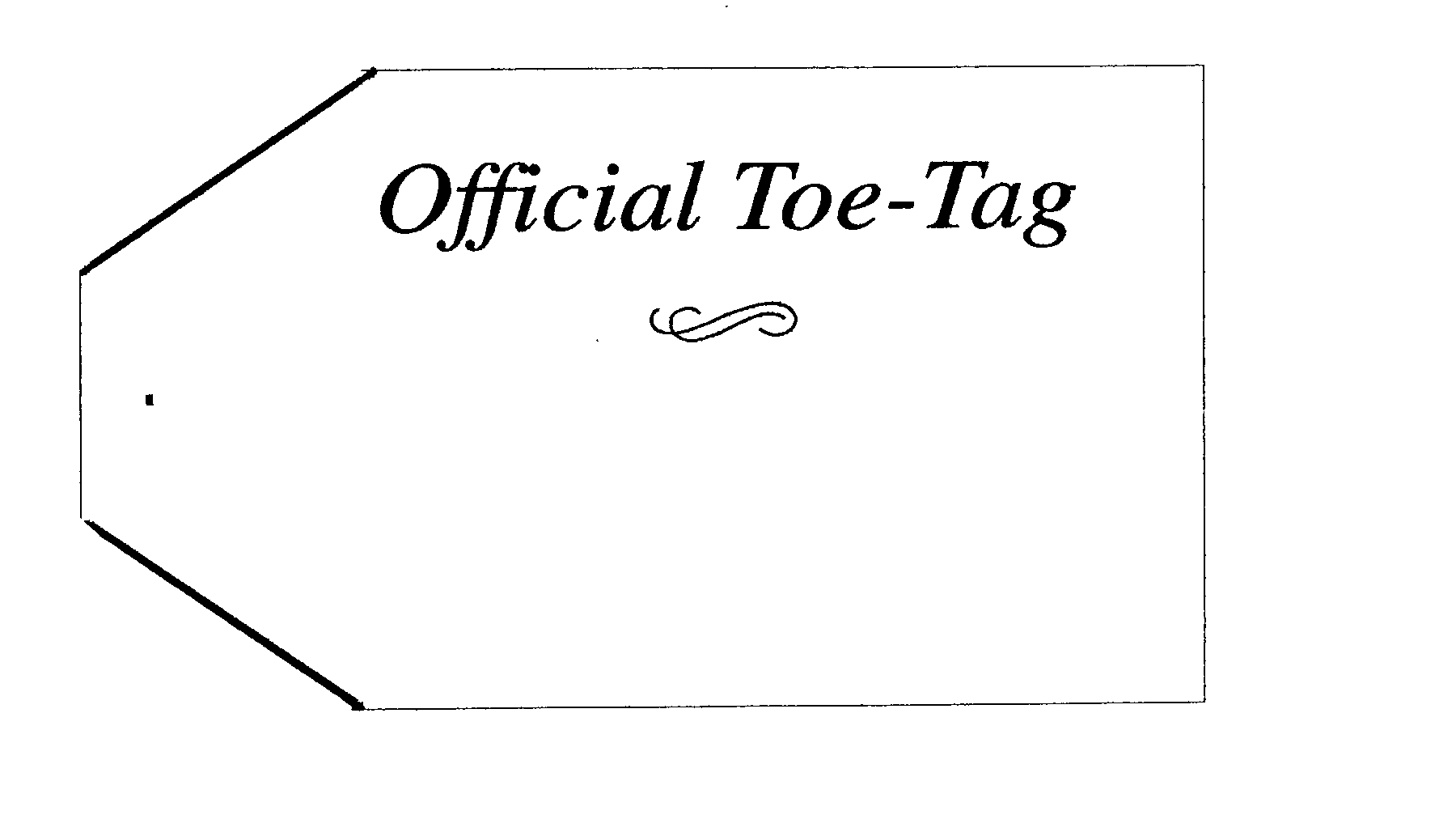 OFFICIAL TOE-TAG