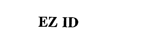 Trademark Logo EZ ID