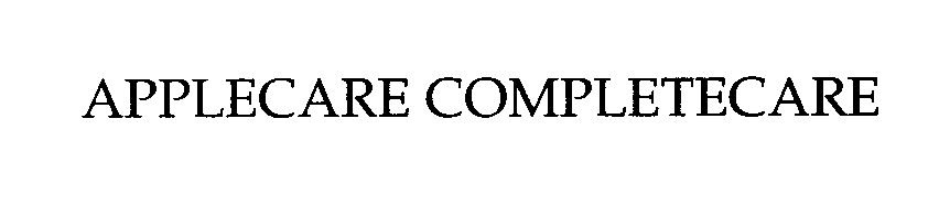 Trademark Logo APPLECARE COMPLETECARE