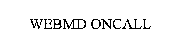  WEBMD ONCALL