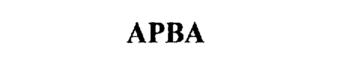 Trademark Logo APBA