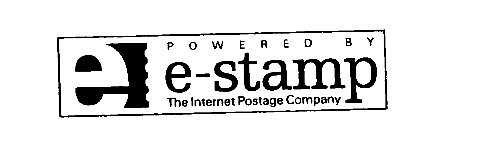  POWERED BY E-STAMP THE INTERNET POSTAGECOMPANY