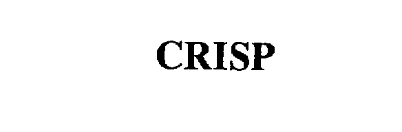 Trademark Logo CRISP