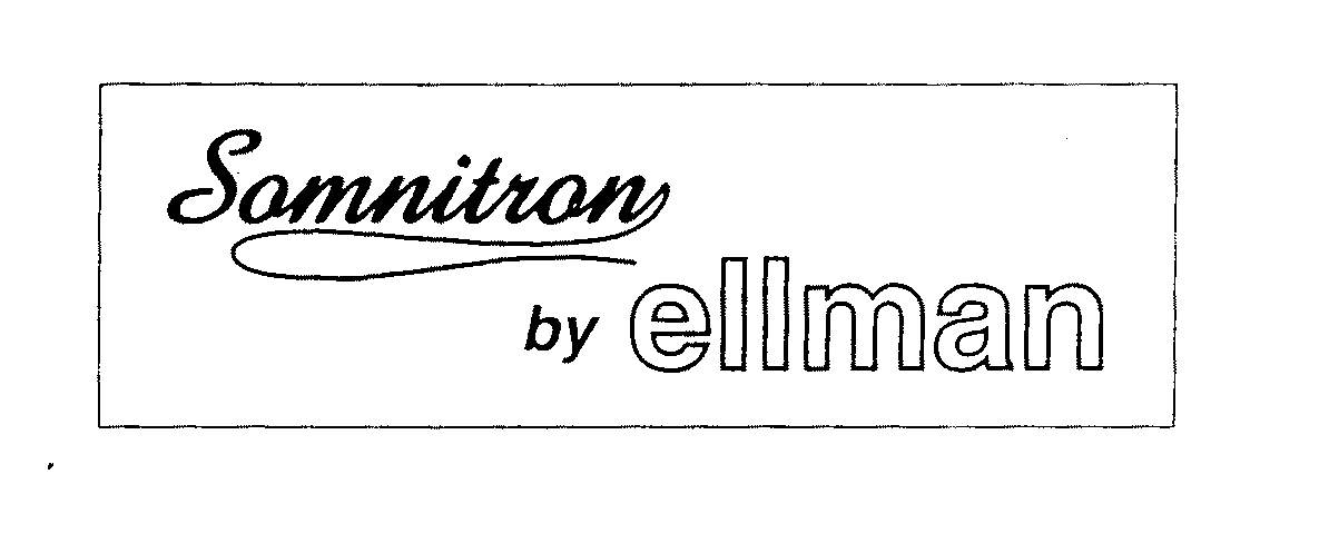 Trademark Logo SOMNITRON BY ELLMAN