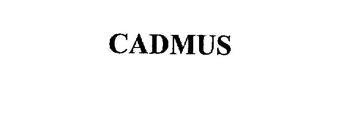 Trademark Logo CADMUS