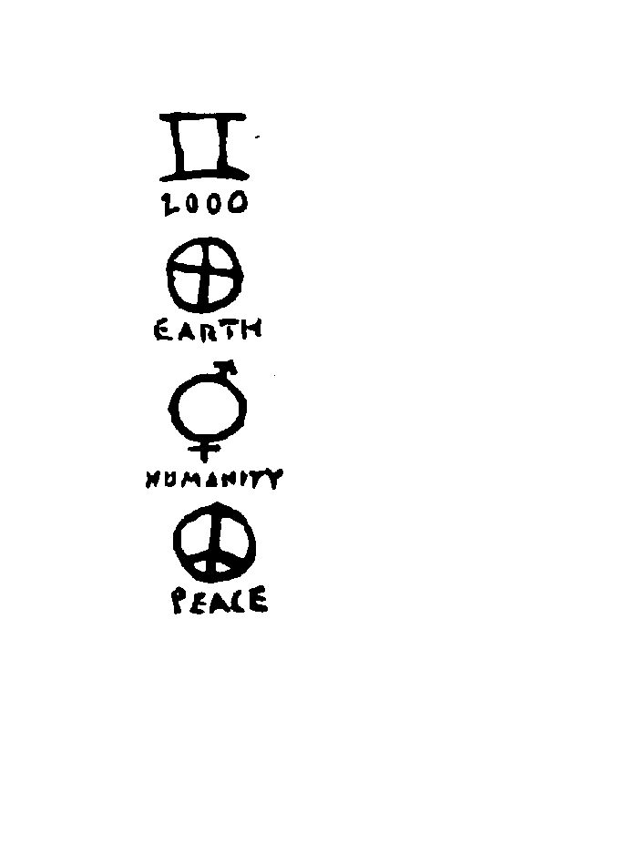  HUMANITY PEACE EARTH 2000