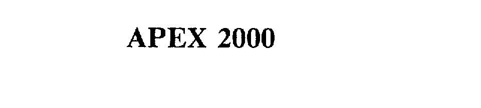  APEX 2000