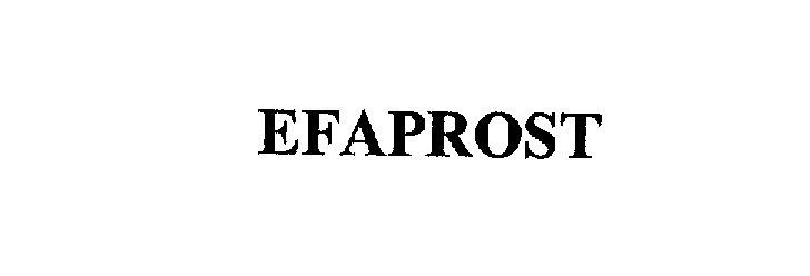 Trademark Logo EFAPROST