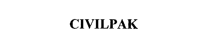 Trademark Logo CIVILPAK