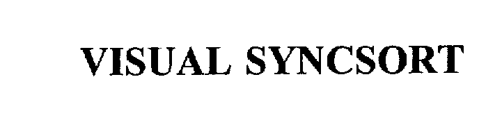 Trademark Logo VISUAL SYNCSORT