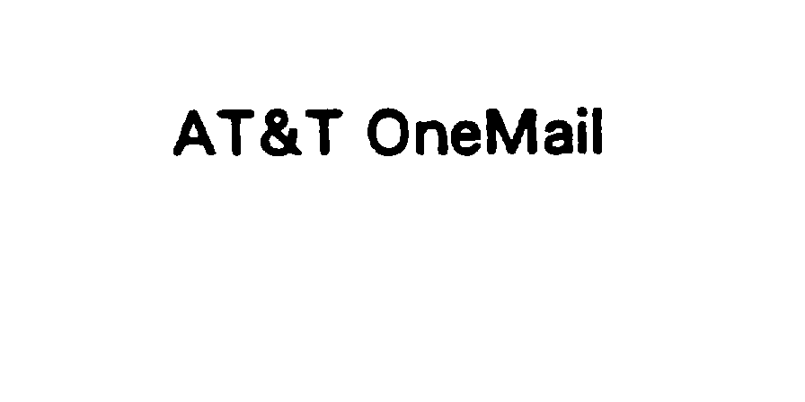 Trademark Logo AT&T ONEMAIL