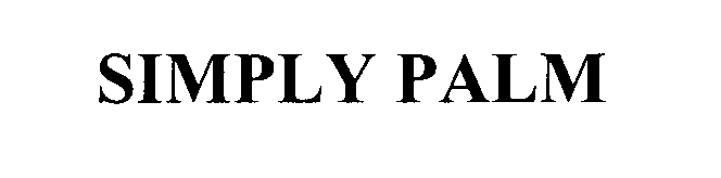 Trademark Logo SIMPLY PALM