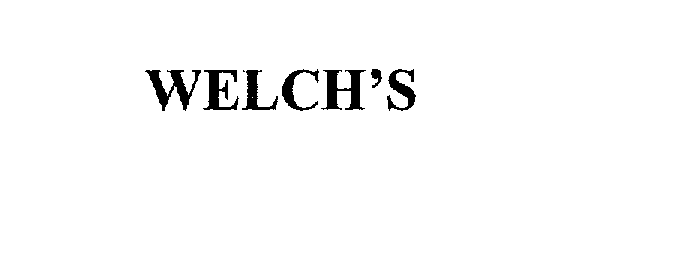 WELCH'S