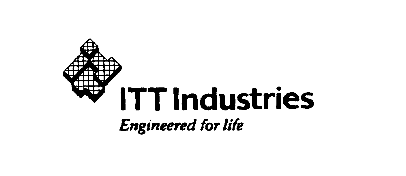 Trademark Logo ITT INDUSTRIES ENGINEERED FOR LIFE