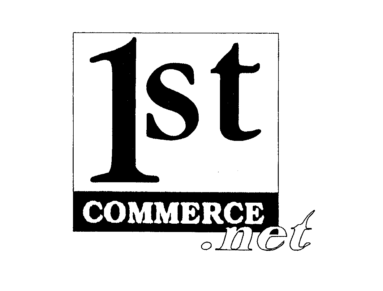 Trademark Logo 1ST COMMERCE.NET