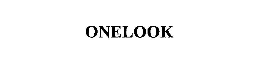 Trademark Logo ONELOOK