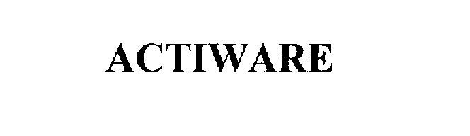 Trademark Logo ACTIWARE