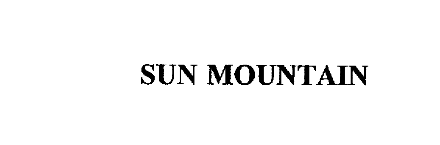 SUN MOUNTAIN