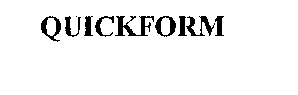 Trademark Logo QUICKFORM