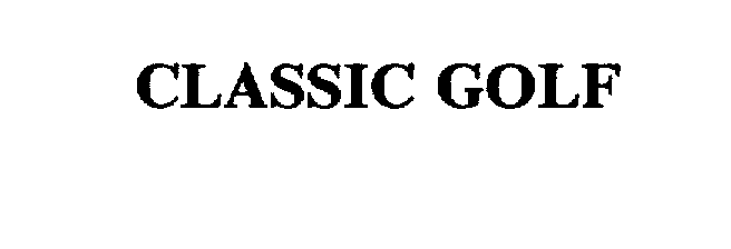  CLASSIC GOLF