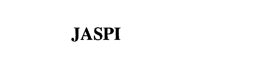 Trademark Logo JASPI