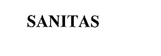 Trademark Logo SANITAS