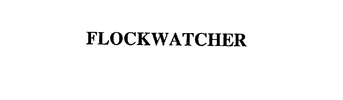 Trademark Logo FLOCKWATCHER
