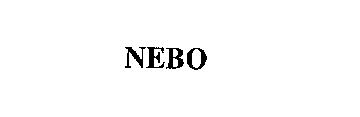 Trademark Logo NEBO