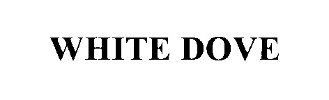 Trademark Logo WHITE DOVE