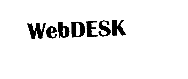 Trademark Logo WEBDESK